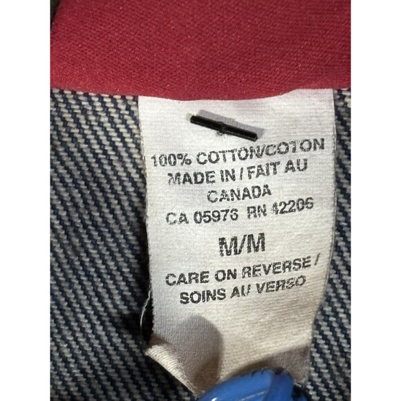 Vintage Max And Erma’s Embroidered Employee Denim Button Up Jacket Size Medium - Picture 4 of 8